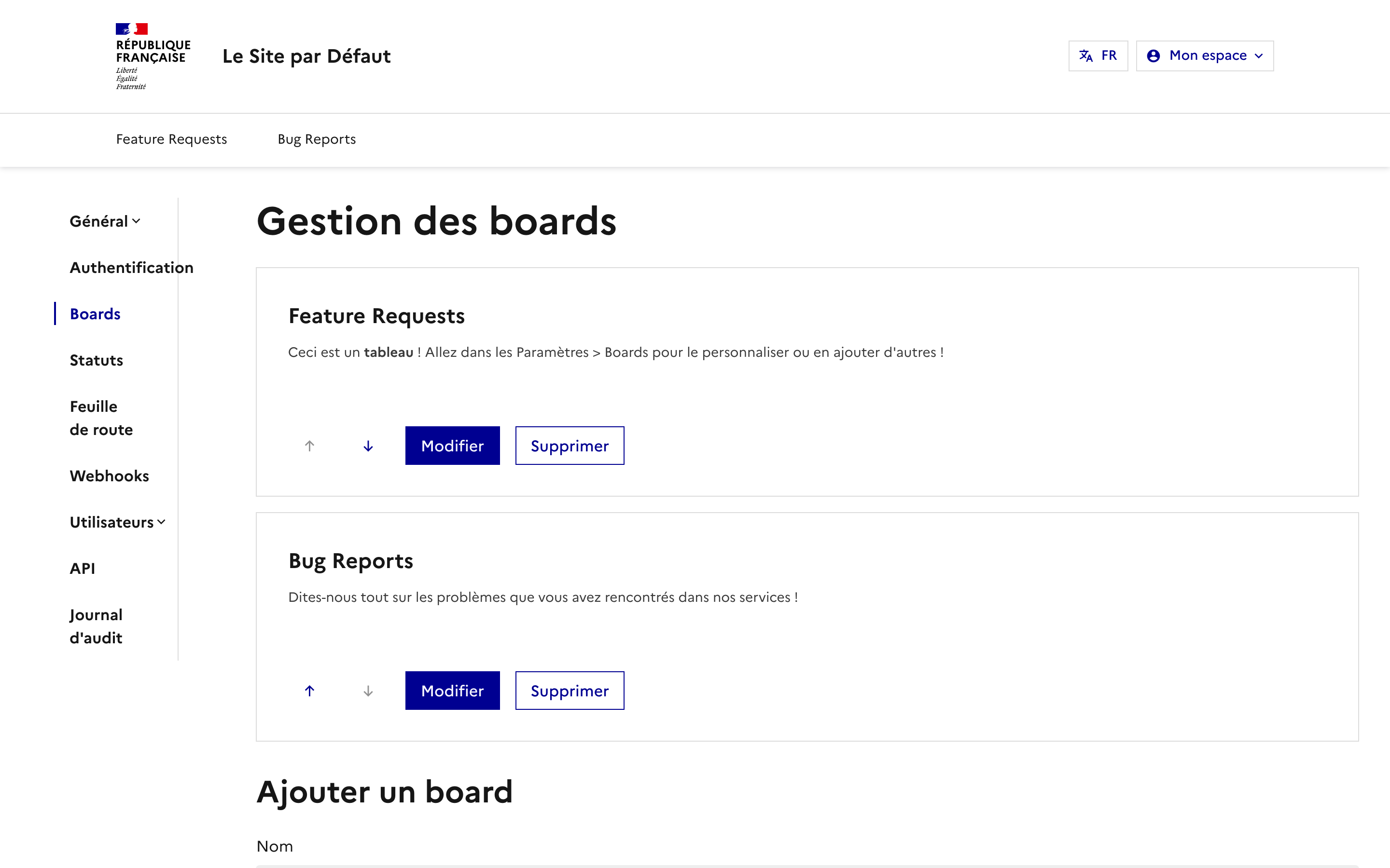 Gestion des tableaux